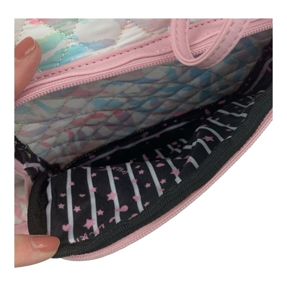 Quilted Backpack Pastel Zebra Backpack Set Matching Pouch main image 9